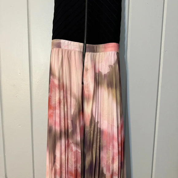 NWT Ted Baker Loulous Cross Front Pleated Dress Knit Bodice Sleeveless US 10 - Picture 14 of 16
